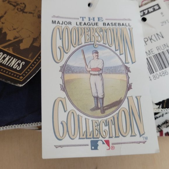 MLB Fabric Placemat Napkin Set Cooperstown Collection All Over Print Retro 90s - Picture 8 of 12